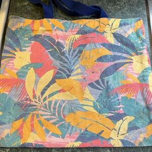 Old Navy Multicolor Tropical Tote Bag